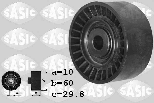 Deflection/Guide Pulley, V-ribbed belt