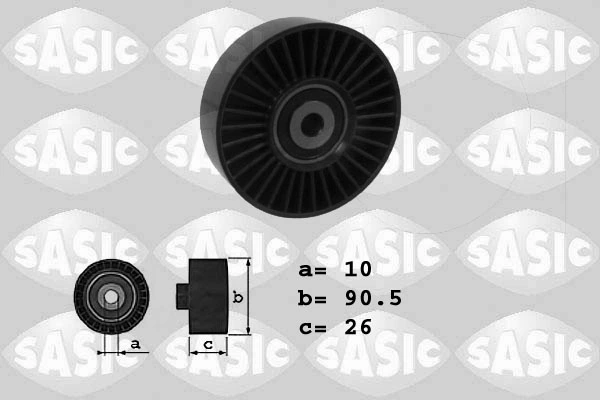 Deflection/Guide Pulley, V-ribbed belt