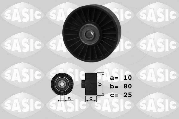 Deflection/Guide Pulley, V-ribbed belt