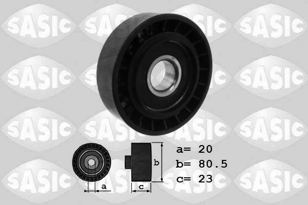 Deflection/Guide Pulley, V-ribbed belt
