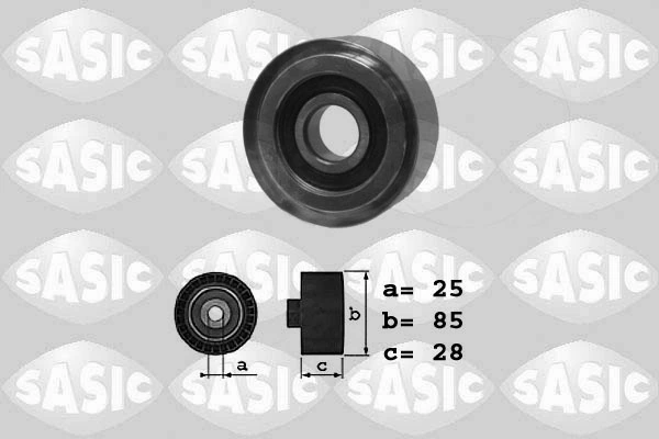 Deflection/Guide Pulley, V-ribbed belt
