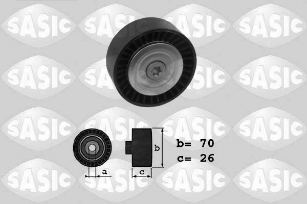 Deflection/Guide Pulley, V-ribbed belt
