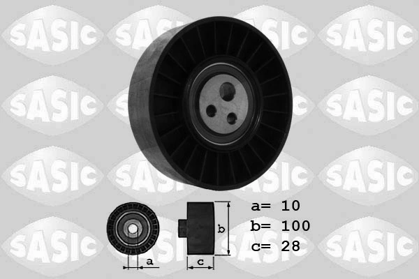 Deflection/Guide Pulley, V-ribbed belt