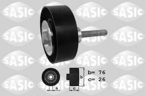 Deflection/Guide Pulley, V-ribbed belt