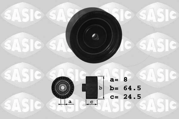 Deflection/Guide Pulley, V-ribbed belt