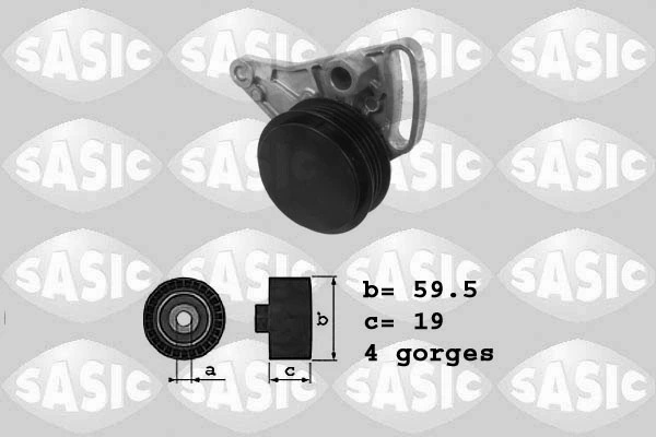 Belt Tensioner, V-ribbed belt