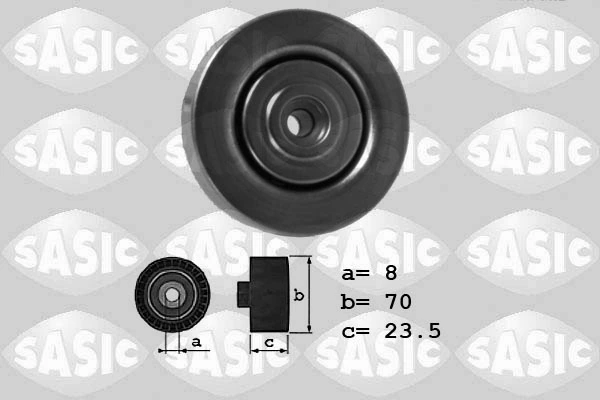 Deflection/Guide Pulley, V-ribbed belt