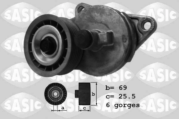 Belt Tensioner, V-ribbed belt