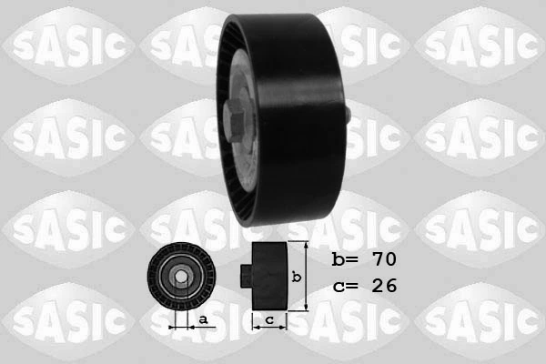 Deflection/Guide Pulley, V-ribbed belt