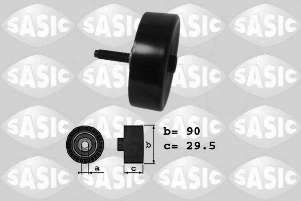 Deflection/Guide Pulley, V-ribbed belt