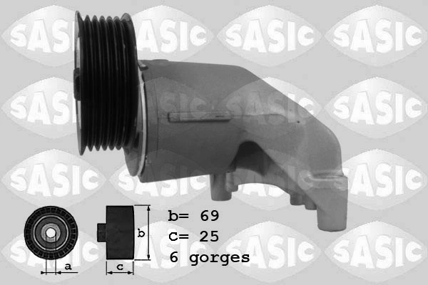 Belt Tensioner, V-ribbed belt