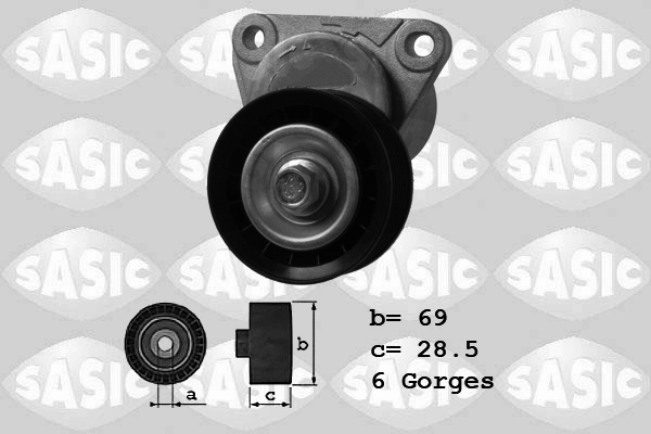 Belt Tensioner, V-ribbed belt