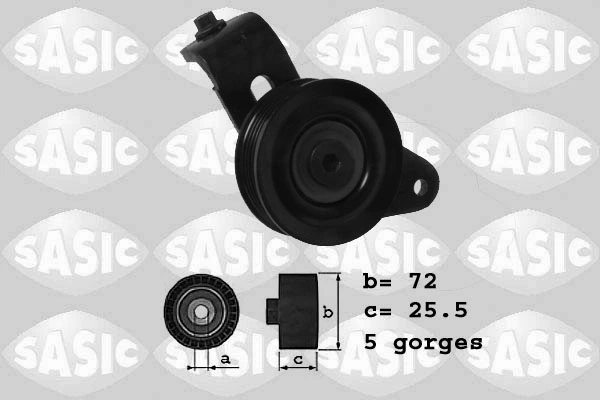 Belt Tensioner, V-ribbed belt