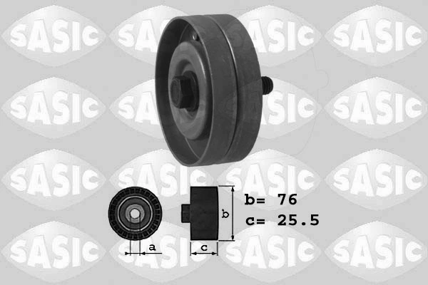 Deflection/Guide Pulley, V-ribbed belt
