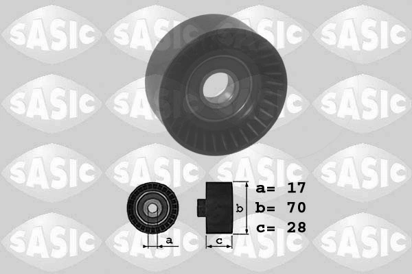 Deflection/Guide Pulley, V-ribbed belt