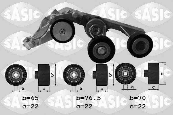 Belt Tensioner, V-ribbed belt