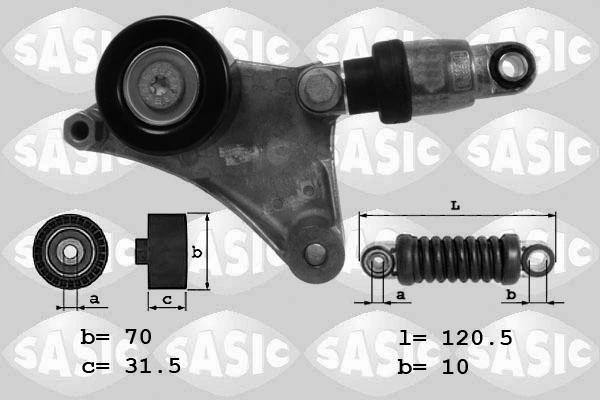Belt Tensioner, V-ribbed belt