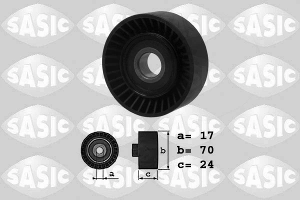 Deflection/Guide Pulley, V-ribbed belt