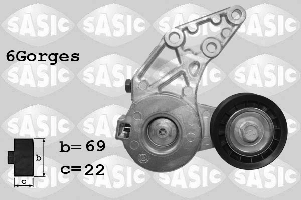 Belt Tensioner, V-ribbed belt