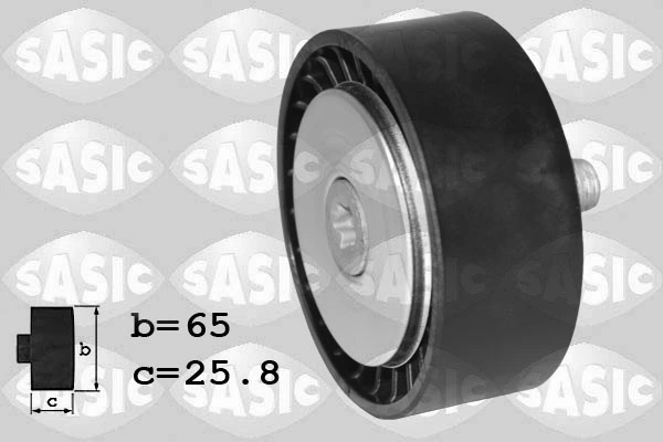 Deflection/Guide Pulley, V-ribbed belt