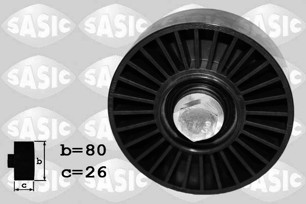 Deflection/Guide Pulley, V-ribbed belt