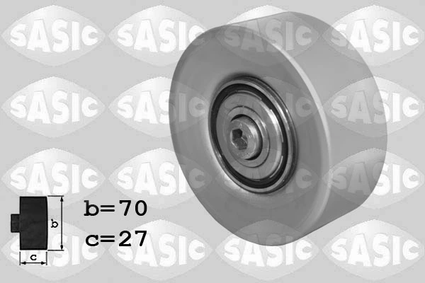 Deflection/Guide Pulley, V-ribbed belt