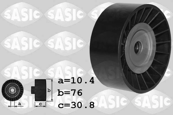 Deflection/Guide Pulley, V-ribbed belt