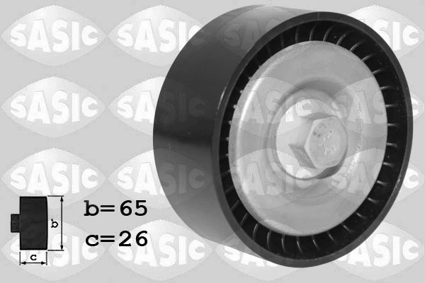 Deflection/Guide Pulley, V-ribbed belt
