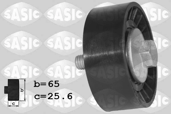 Deflection/Guide Pulley, V-ribbed belt