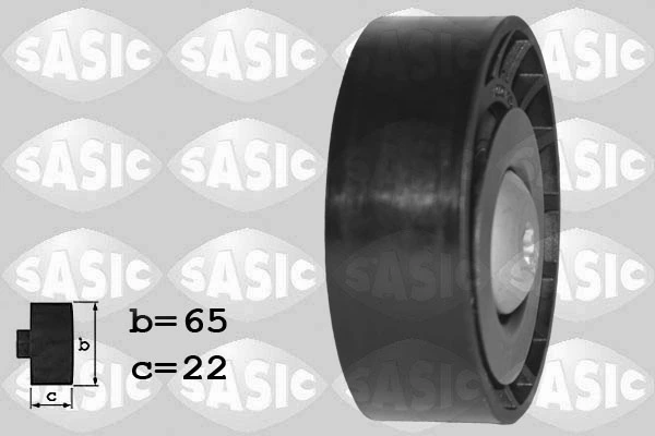 Deflection/Guide Pulley, V-ribbed belt