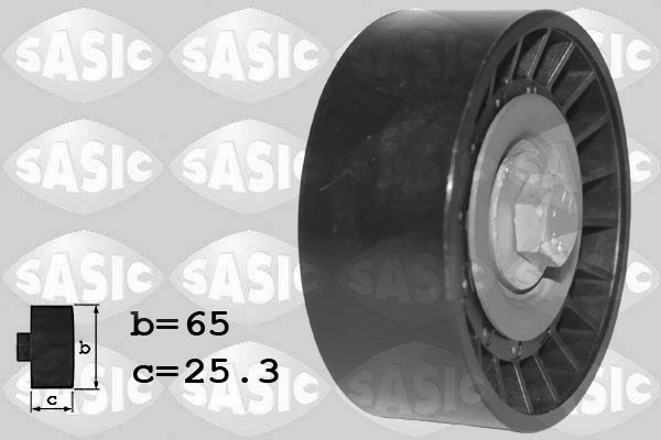 Deflection/Guide Pulley, V-ribbed belt