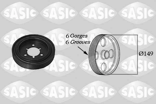 Belt Pulley, crankshaft