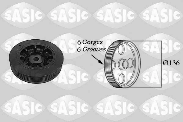 Belt Pulley, crankshaft