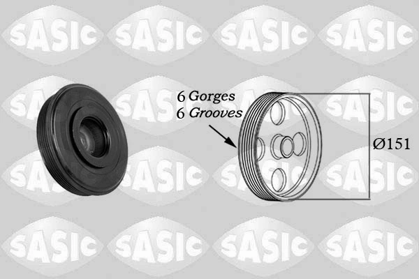 Belt Pulley, crankshaft