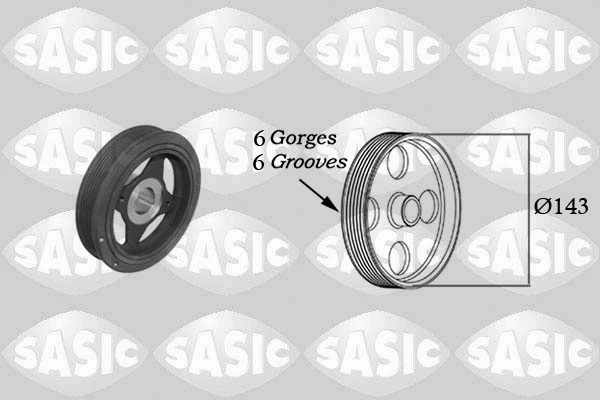 Belt Pulley, crankshaft