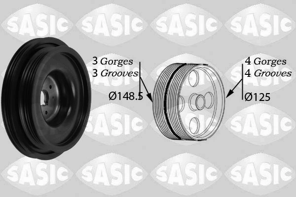 Belt Pulley, crankshaft