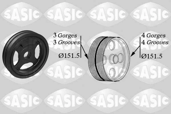Belt Pulley, crankshaft