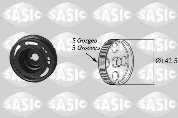 Belt Pulley, crankshaft