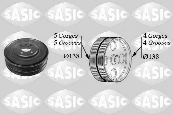 Belt Pulley, crankshaft