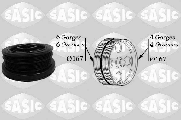 Belt Pulley, crankshaft