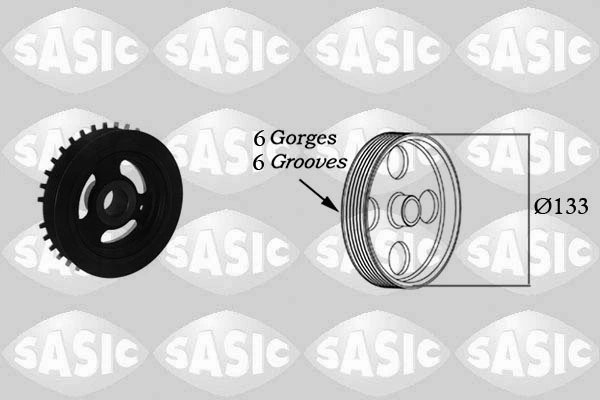 Belt Pulley, crankshaft