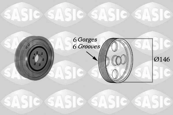Belt Pulley, crankshaft