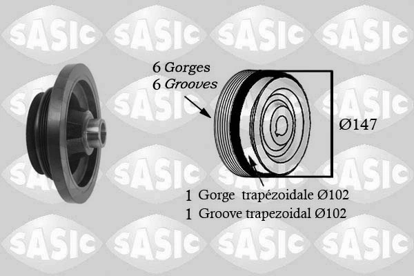 Belt Pulley, crankshaft