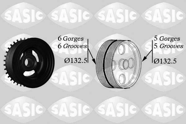 Belt Pulley, crankshaft