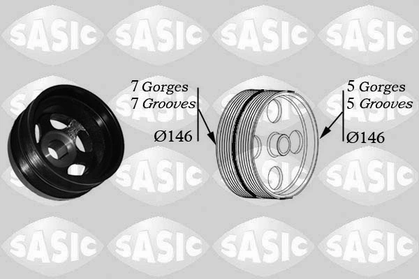 Belt Pulley, crankshaft