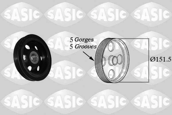 Belt Pulley, crankshaft