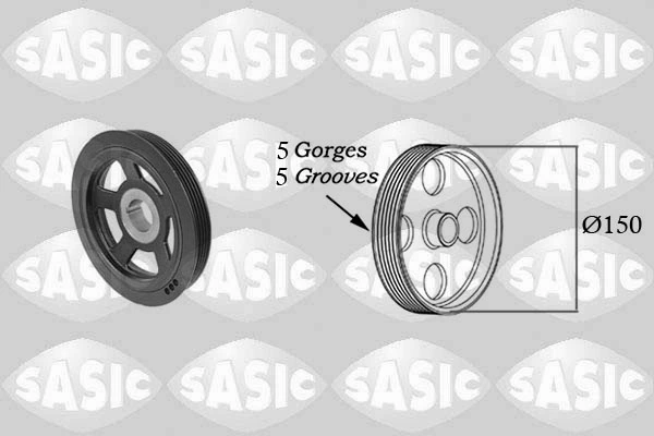 Belt Pulley, crankshaft