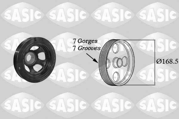 Belt Pulley, crankshaft