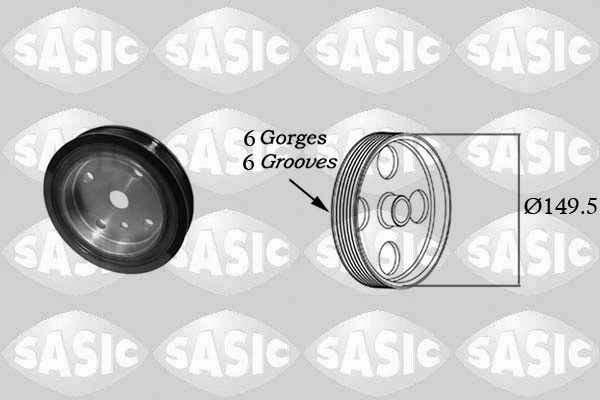 Belt Pulley, crankshaft