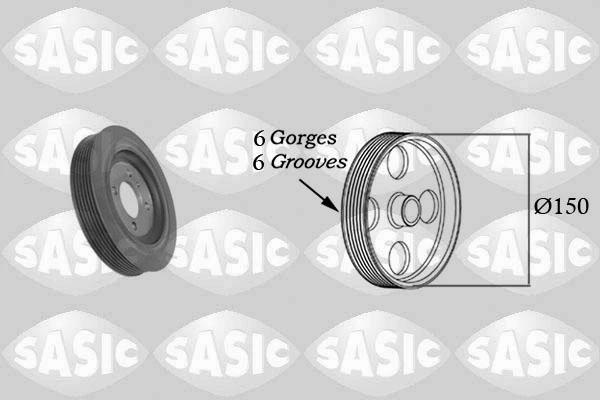 Belt Pulley, crankshaft